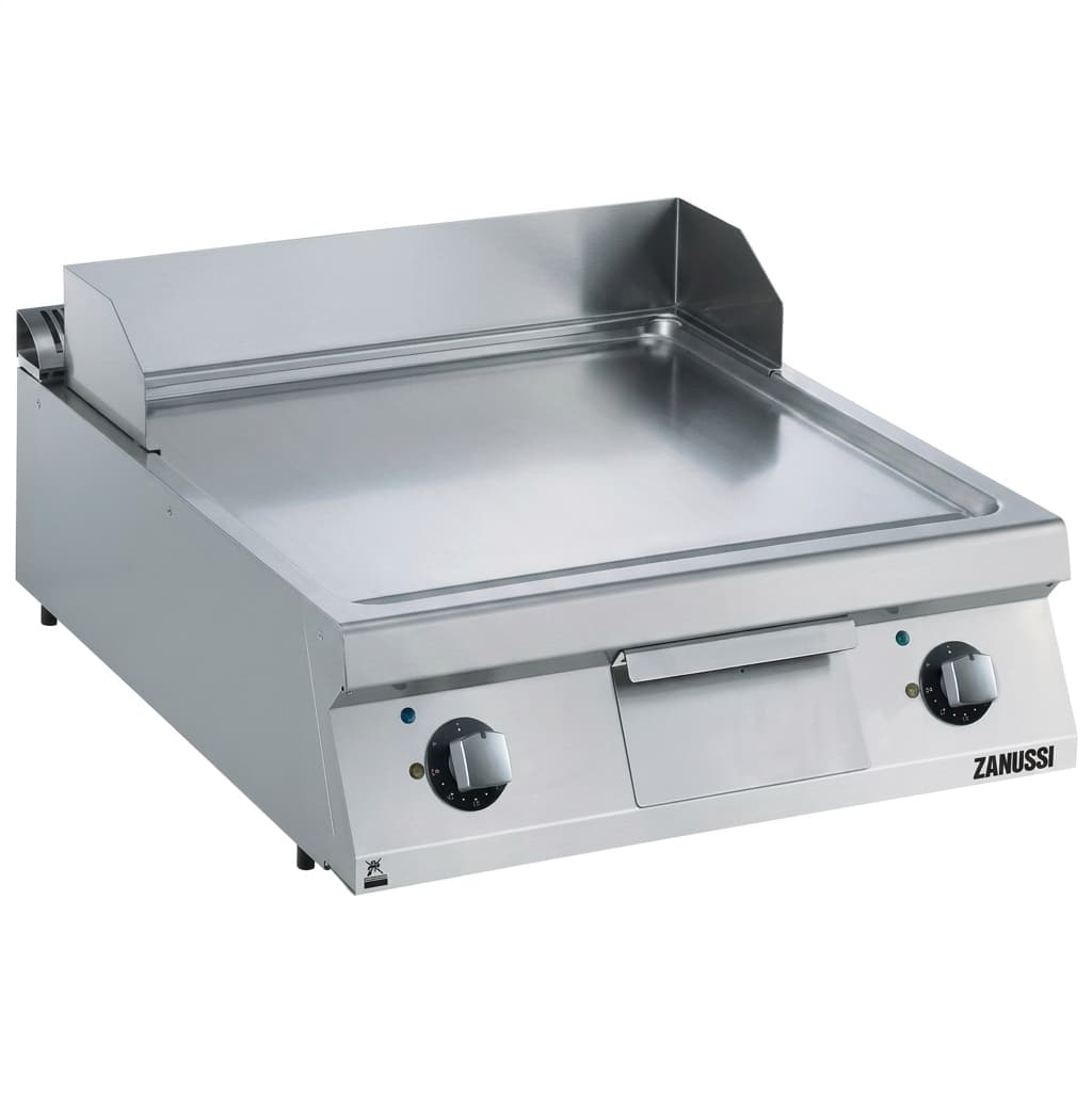 Zanussi Professional Electric Fry Top Smooth Chrome Commercial Griddle