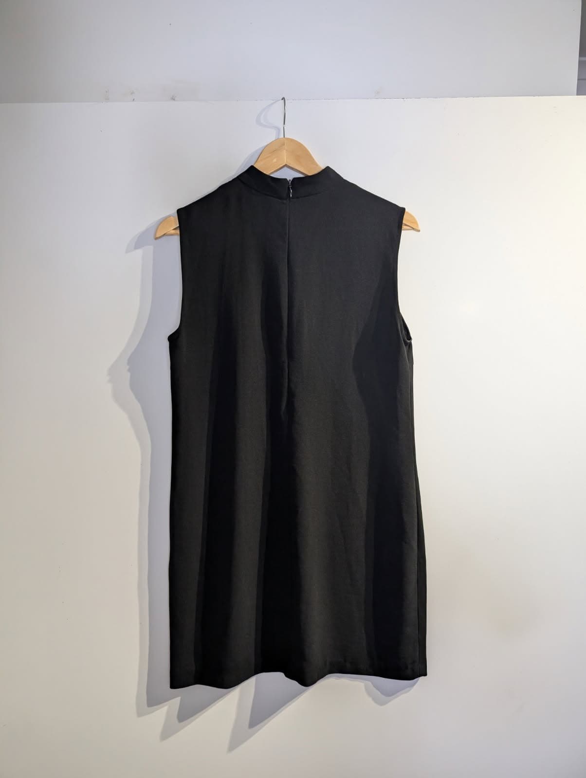 Zara Black Sleeveless Choker Neck Mini Dress - Size M — photo 4 of 4