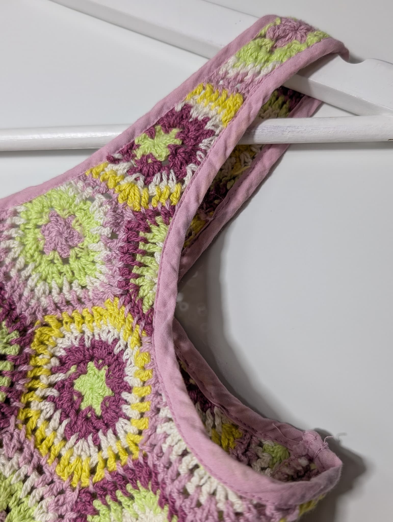 Zara Crochet Granny Square Tank Top - Girls 13-14 / Adult XS — photo 3 of 6
