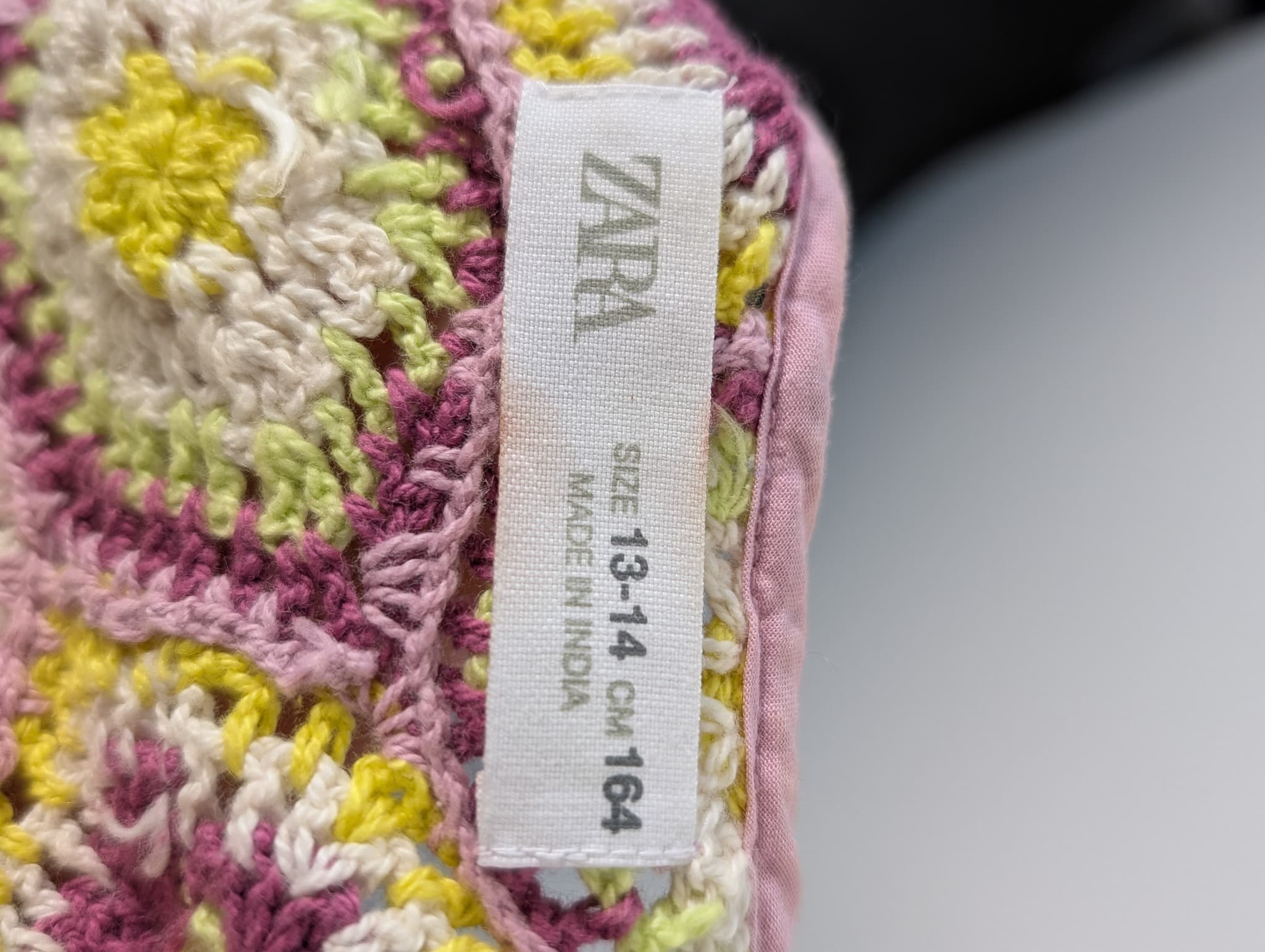 Zara Crochet Granny Square Tank Top - Girls 13-14 / Adult XS — photo 5 of 6