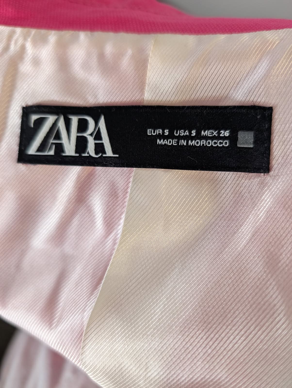 Zara Hot Pink Double-Button Blazer - Size S — photo 5 of 7