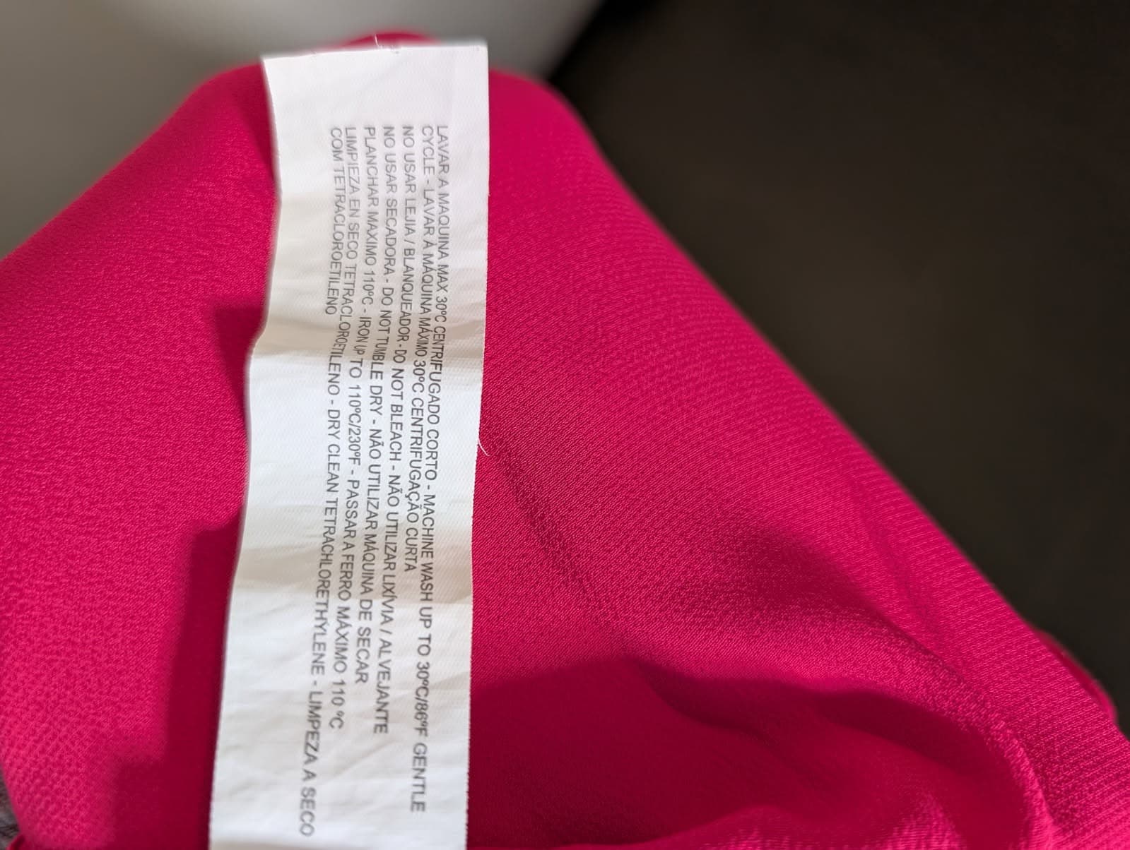 Zara Hot Pink Elastic Waist Trousers - Size M — photo 3 of 7