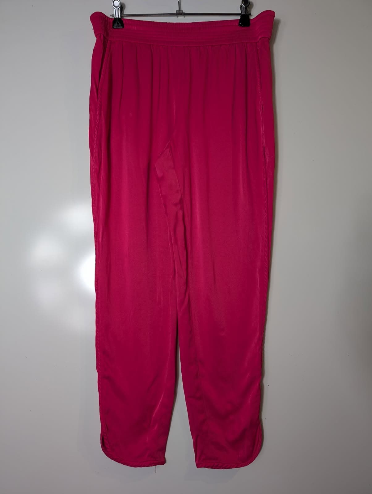 Zara Hot Pink Elastic Waist Trousers - Size M — photo 7 of 7