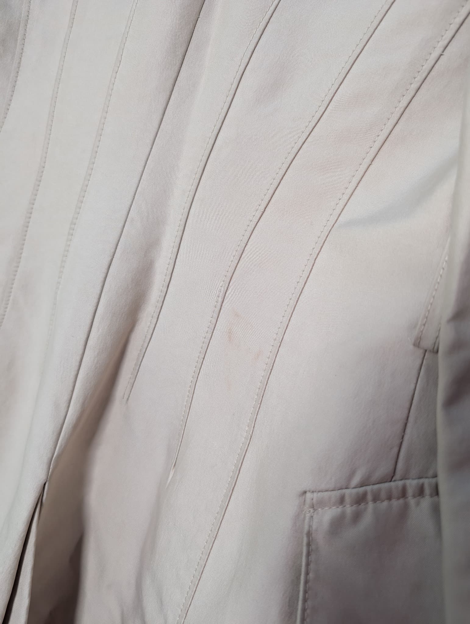 ZARA WOMAN Double-Breasted Trench Coat Beige Size M — photo 6 of 9