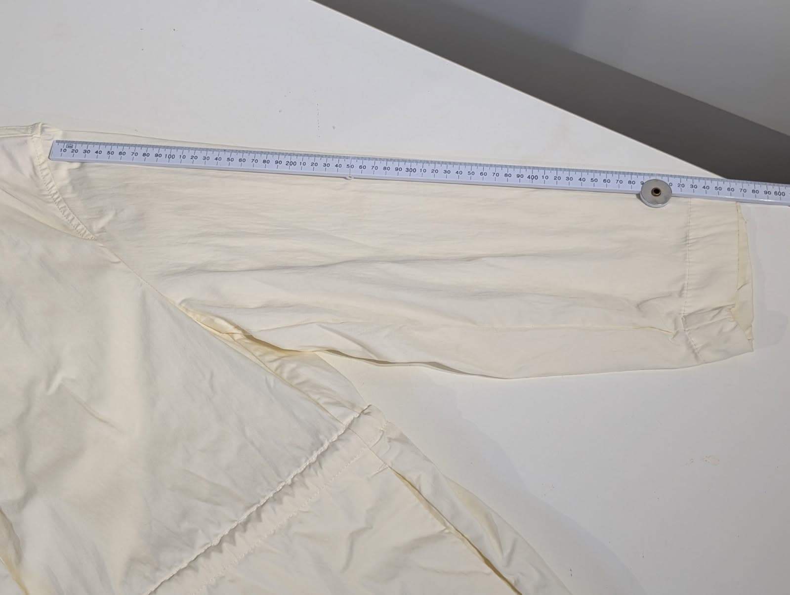 Zara Women's Drawstring Long Coat - Cream Size M — photo 6 of 10