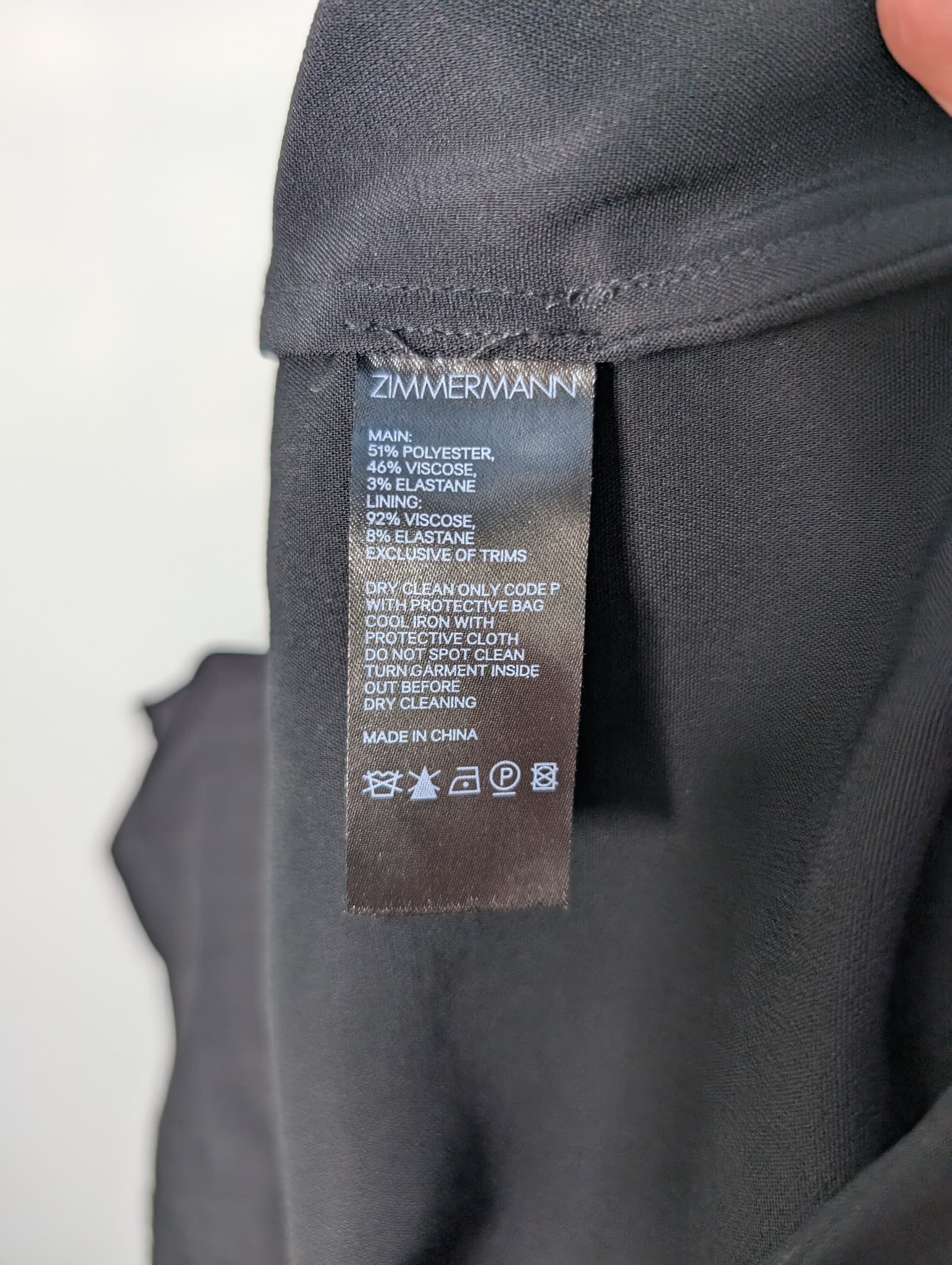 Zimmermann Black Dress Trousers Size 0 — photo 7 of 8