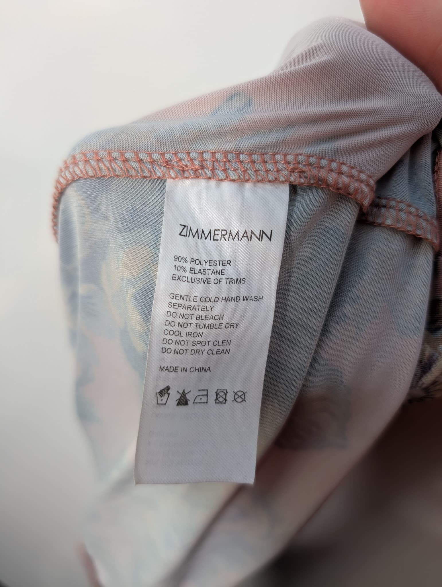 Zimmermann Floral Silk Slip Dress and Duster Robe Set Pink Size 0 — photo 11 of 12