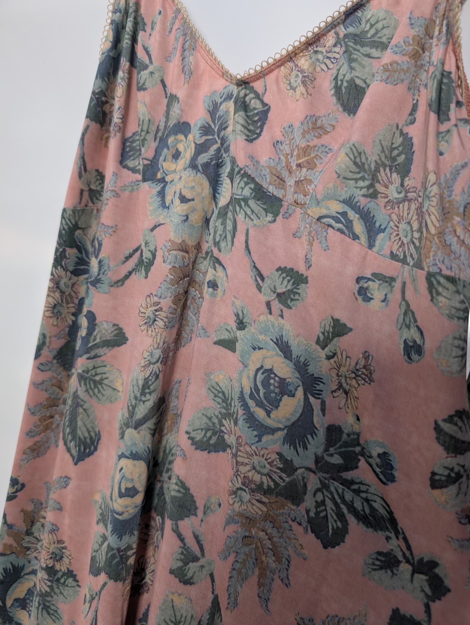 Zimmermann Floral Silk Slip Dress and Duster Robe Set Pink Size 0 — photo 4 of 12