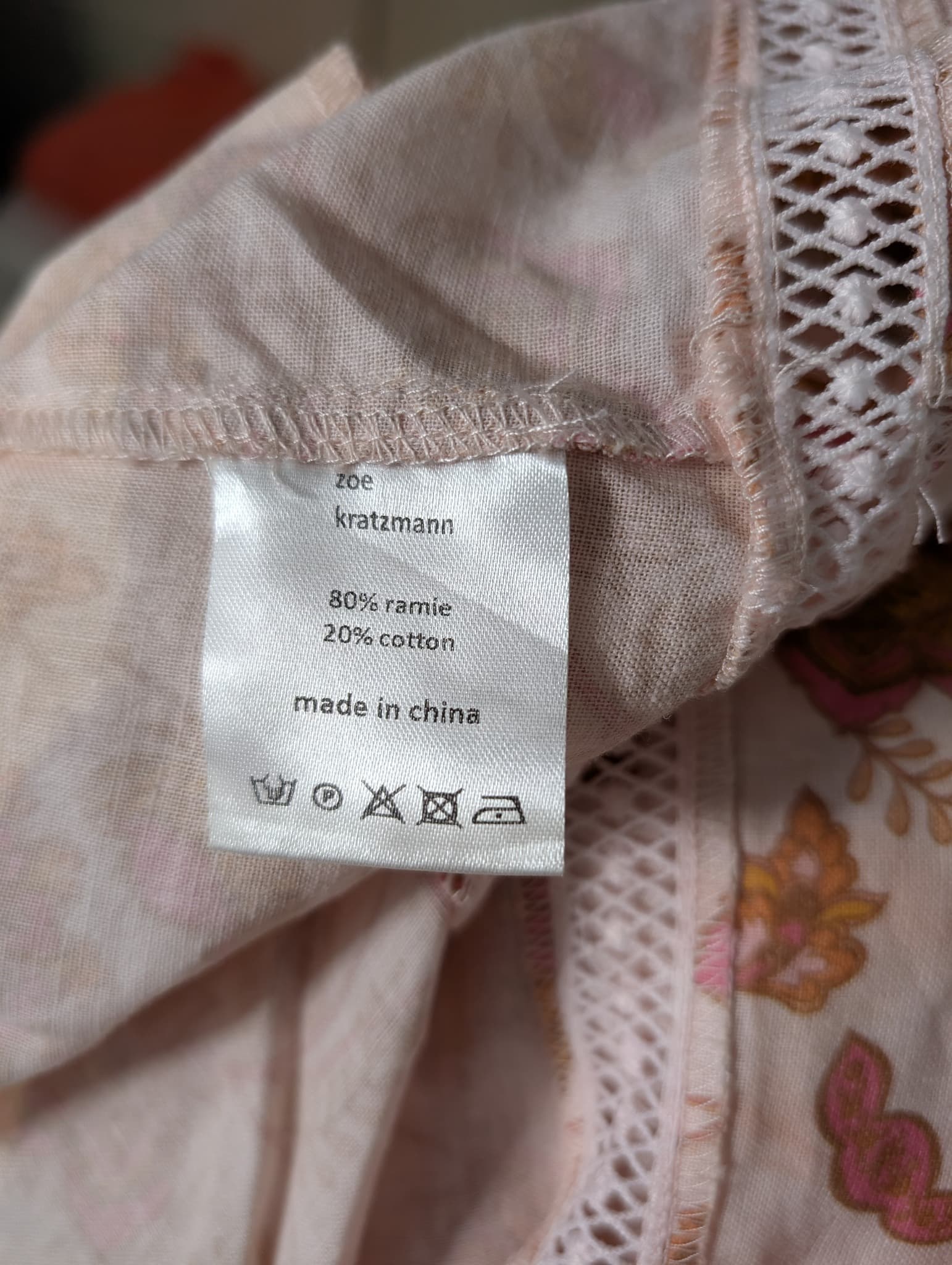 Zoe Kratzmann Floral Mini Dress Pink Size 2 — photo 7 of 8