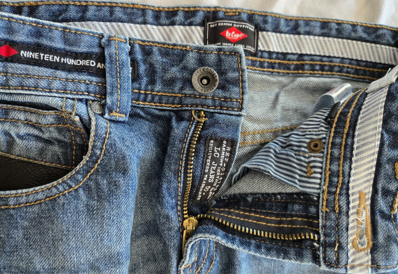 Lee Cooper Girls Blue Jeans - Size 11-12 - Adjustable Waist — photo 5 of 6
