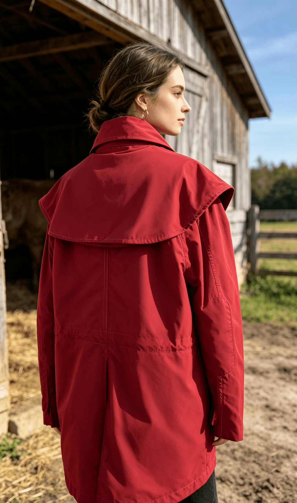 Authentic Driza-Bone Cavendish Ladies Jacket- Red - Size 12 (2012 -Discontinued — photo 6 of 15