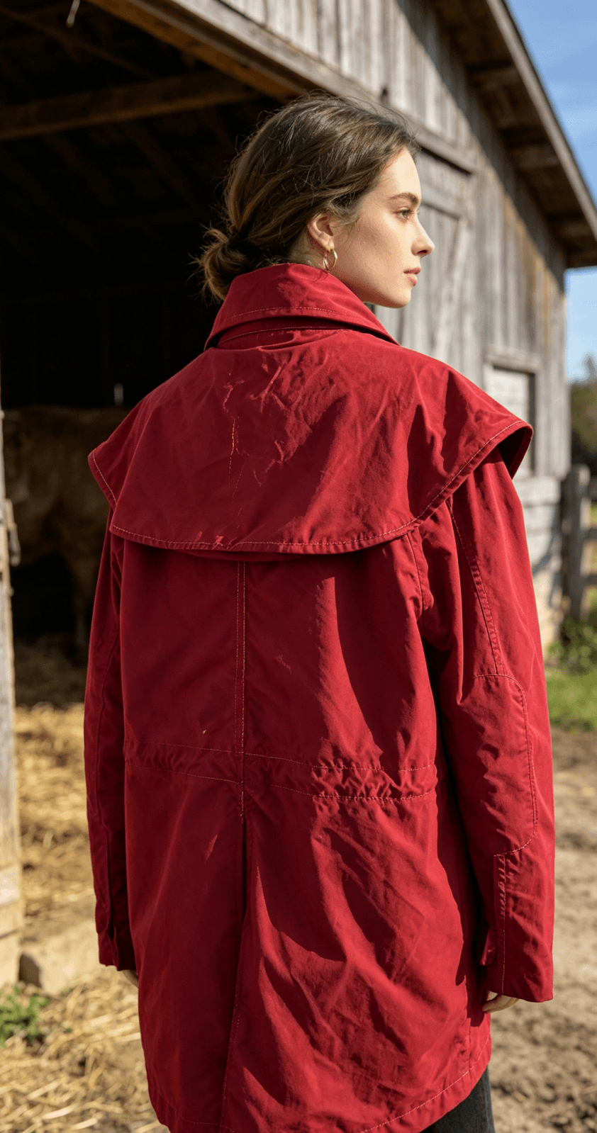 Authentic Driza-Bone Cavendish Ladies Jacket- Red - Size 12 (2012 -Discontinued — photo 7 of 15