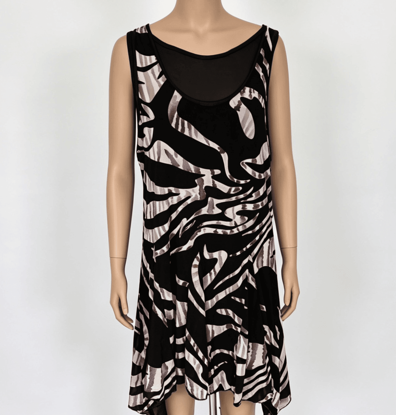 Ladies New Cover Summer Dress - Size 12 - Safari Print - Fully lined - Sleeveles — photo 2 of 10