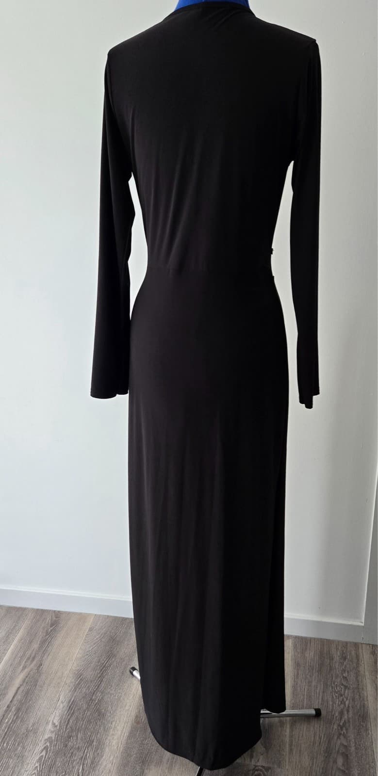 Ladies Boohoo Tall Black Long Sleeved Wrap Dress - Size Aust 14 — photo 11 of 14
