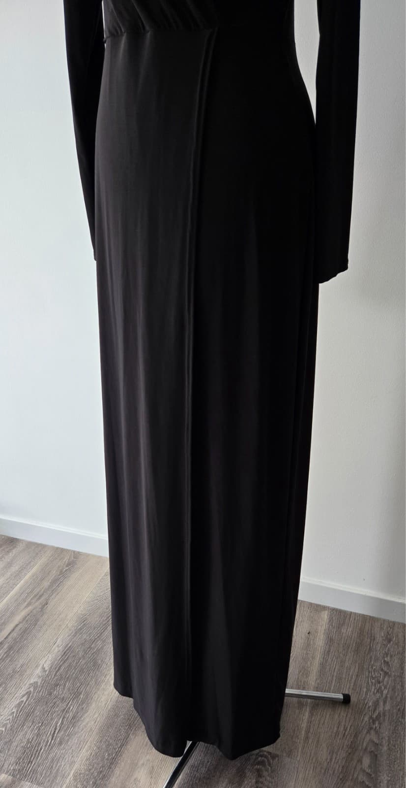 Ladies Boohoo Tall Black Long Sleeved Wrap Dress - Size Aust 14 — photo 7 of 14