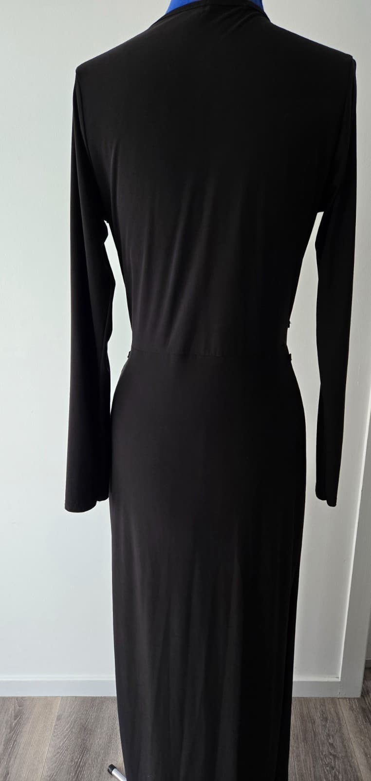 Ladies Boohoo Tall Black Long Sleeved Wrap Dress - Size Aust 14 — photo 10 of 14