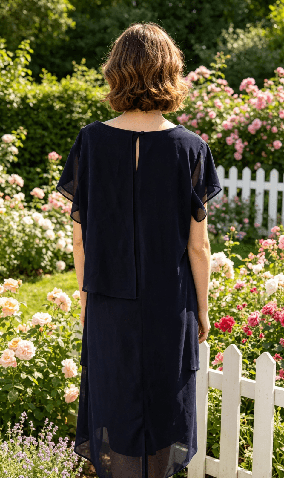 Capture By Ezibuy: Womens Navy Blue Loose Fitting Cocktail Dress - Size 14 — photo 4 of 11