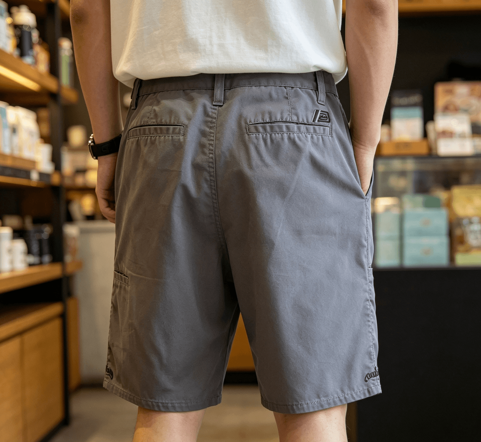 Mens Green Billabong Carter WalkShorts - Size 30 — photo 3 of 16