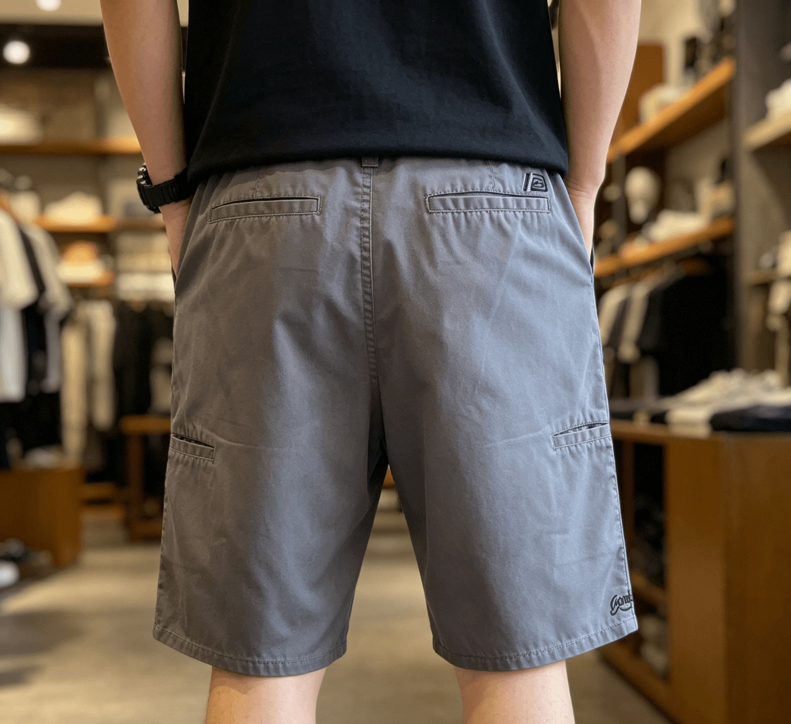 Mens Green Billabong Carter WalkShorts - Size 30 — photo 4 of 16