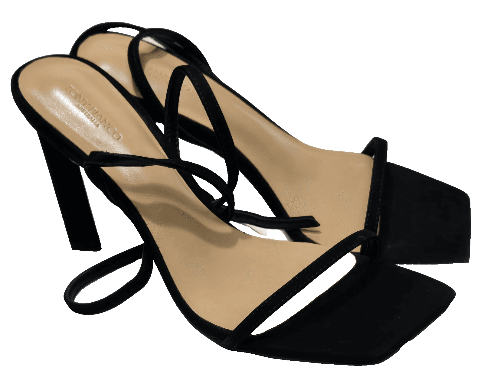 Tony Bianco Ladies Black High Heels - Size 8 AU (Black Phoenix) - VGC with Box — photo 1 of 13