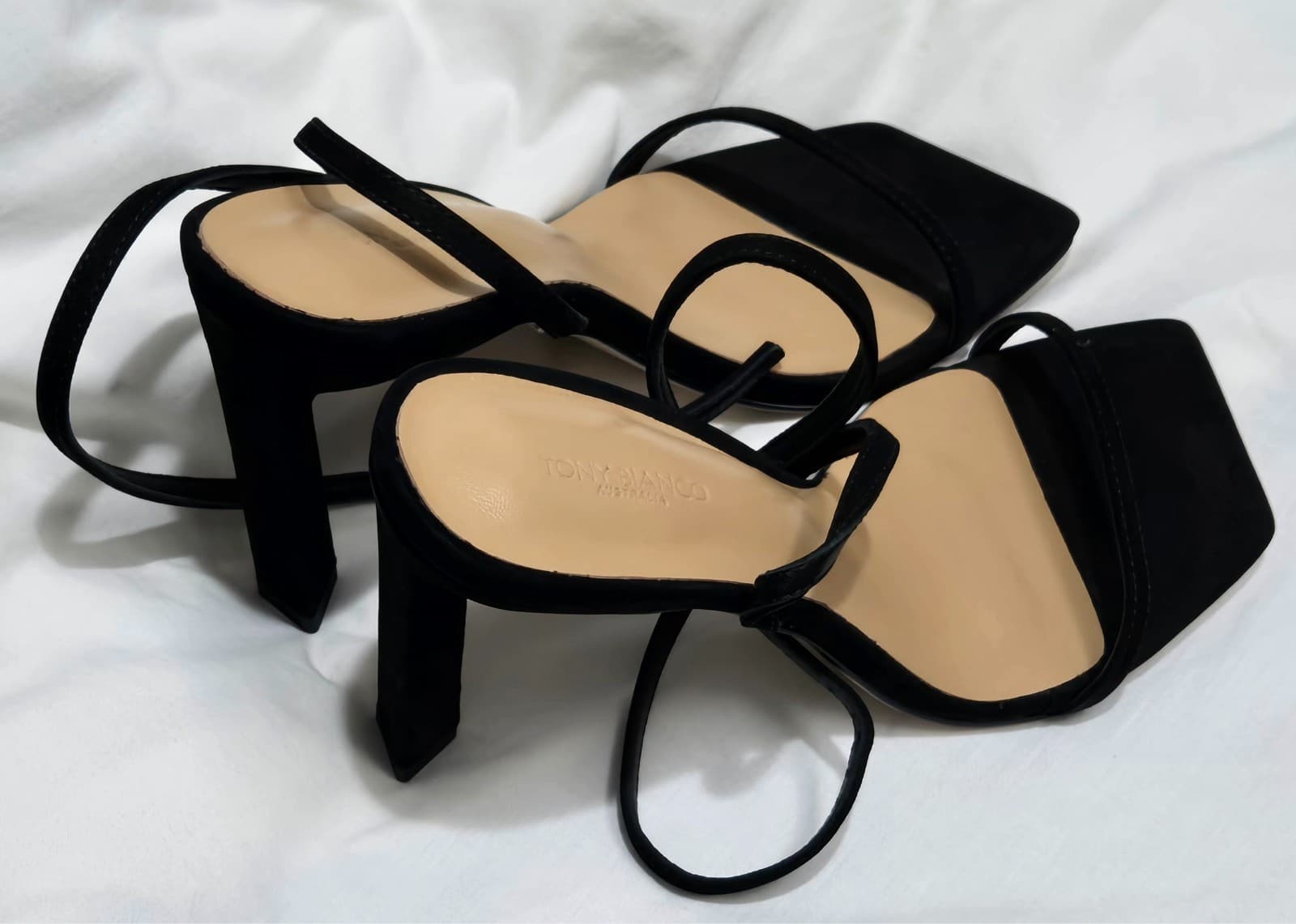 Tony Bianco Ladies Black High Heels - Size 8 AU (Black Phoenix) - VGC with Box — photo 6 of 13