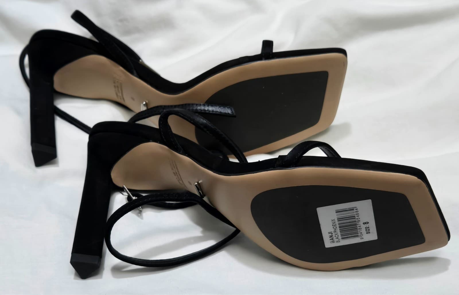 Tony Bianco Ladies Black High Heels - Size 8 AU (Black Phoenix) - VGC with Box — photo 10 of 13