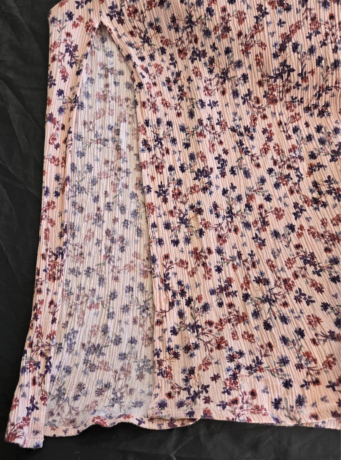Beme Ladies Summer Dress: Size 14: Smocked Floral Boho Maxi Dress: Blush Pink — photo 4 of 9