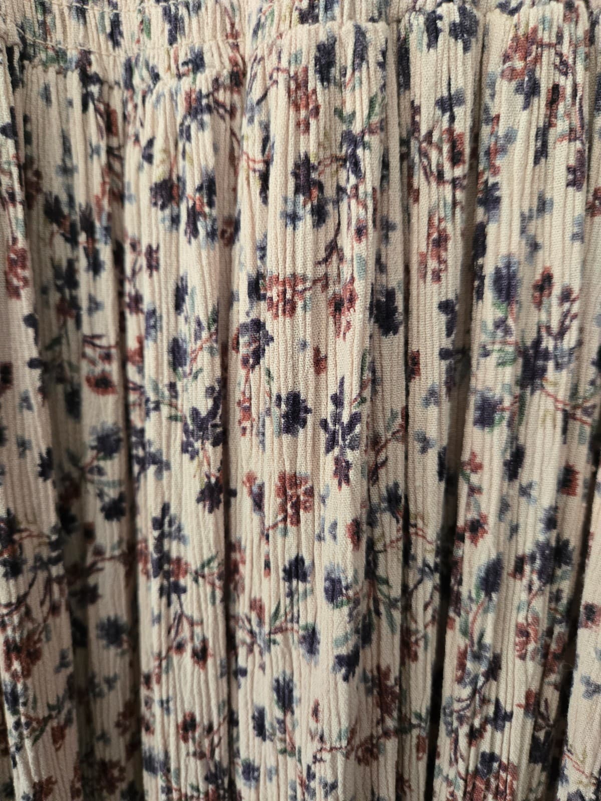 Beme Ladies Summer Dress: Size 14: Smocked Floral Boho Maxi Dress: Blush Pink — photo 8 of 9