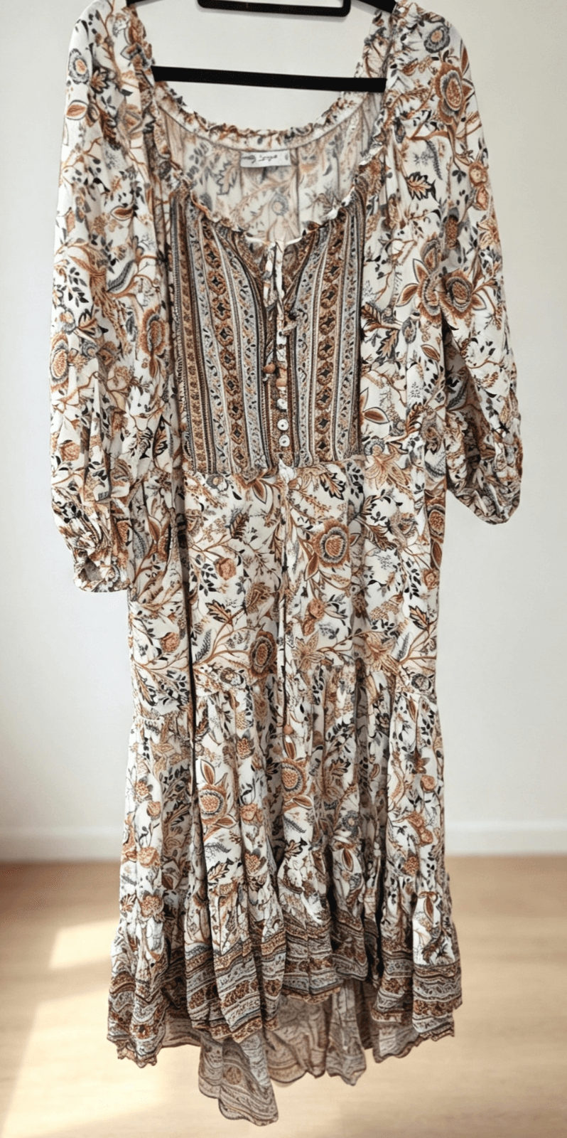 Ladies Salty Bright Boho Dress: Size 16: Orange & Blue- Lovely! — photo 2 of 18