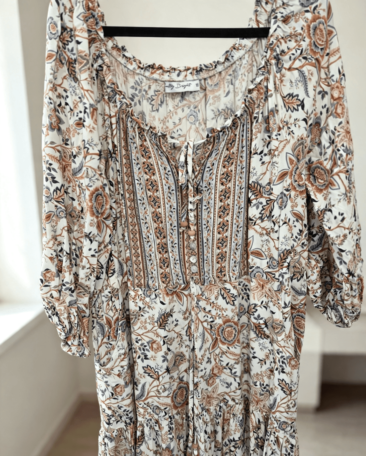Ladies Salty Bright Boho Dress: Size 16: Orange & Blue- Lovely! — photo 10 of 18