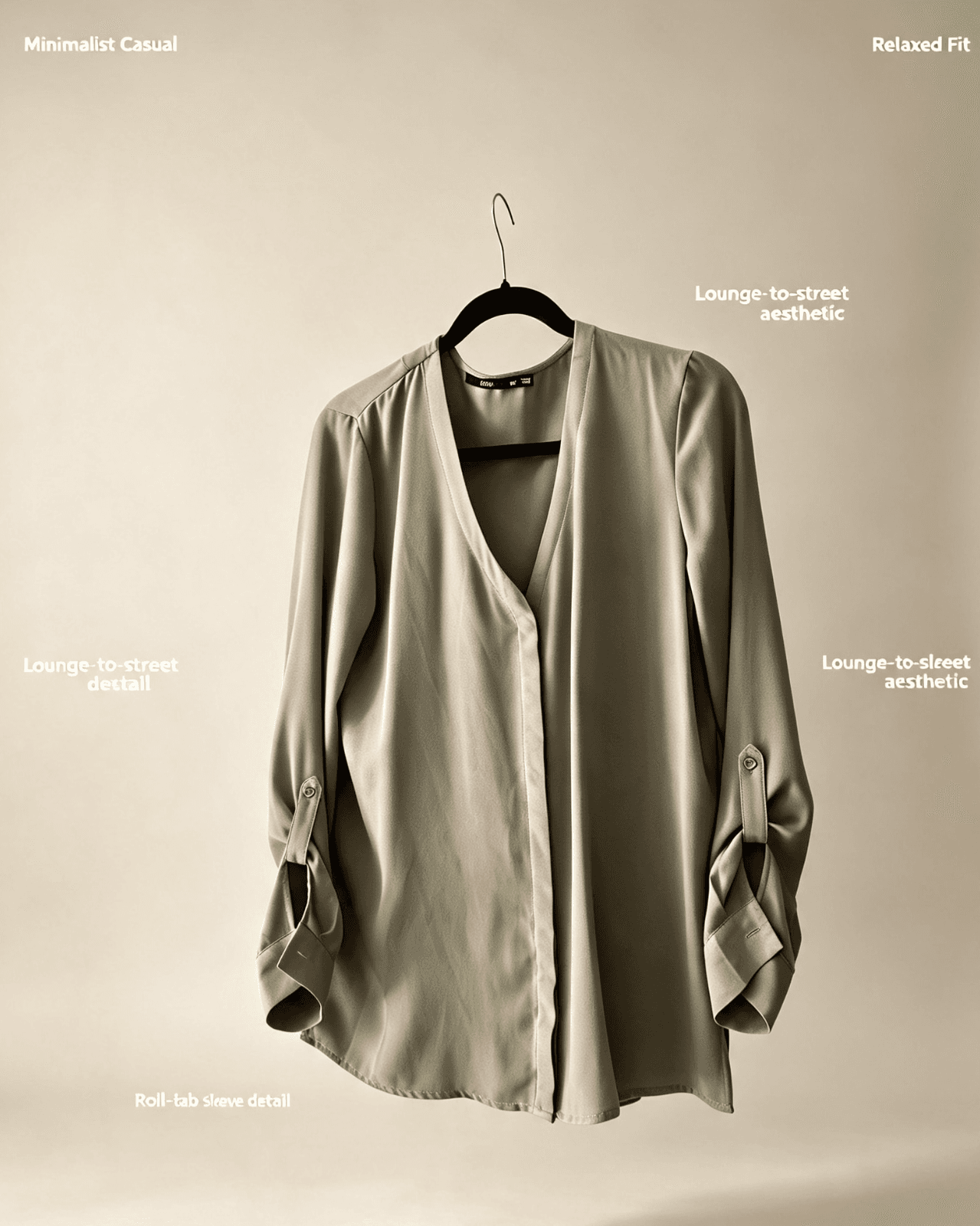 Sportsgirl Size 12 Green Khaki Ladies Long Sleeve Blouse — photo 3 of 9