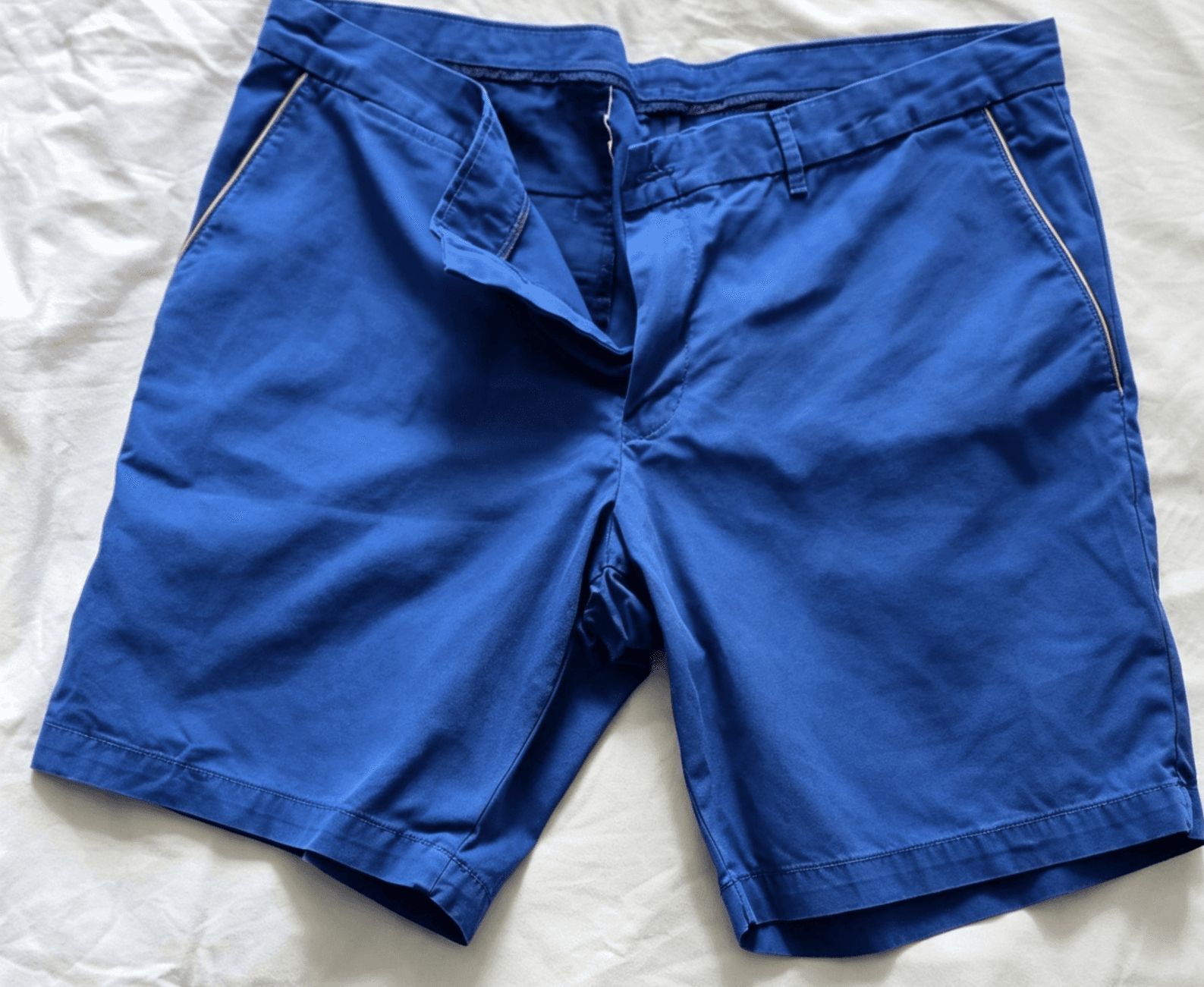 Mens Tommy Hilfinger Blue Shorts: Pockets: Zip Closure: Size 40 — photo 4 of 9