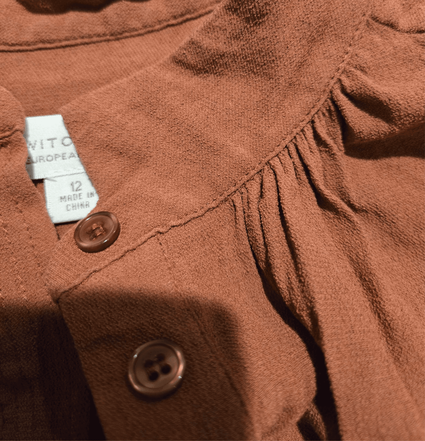 Witchery Orange Shirt Dress - Size 12 - Great for Summer! — photo 12 of 12