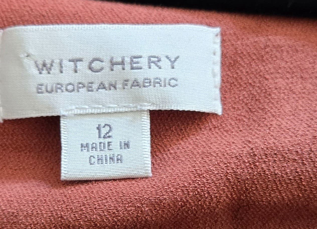 Witchery Orange Shirt Dress - Size 12 - Great for Summer! — photo 5 of 12