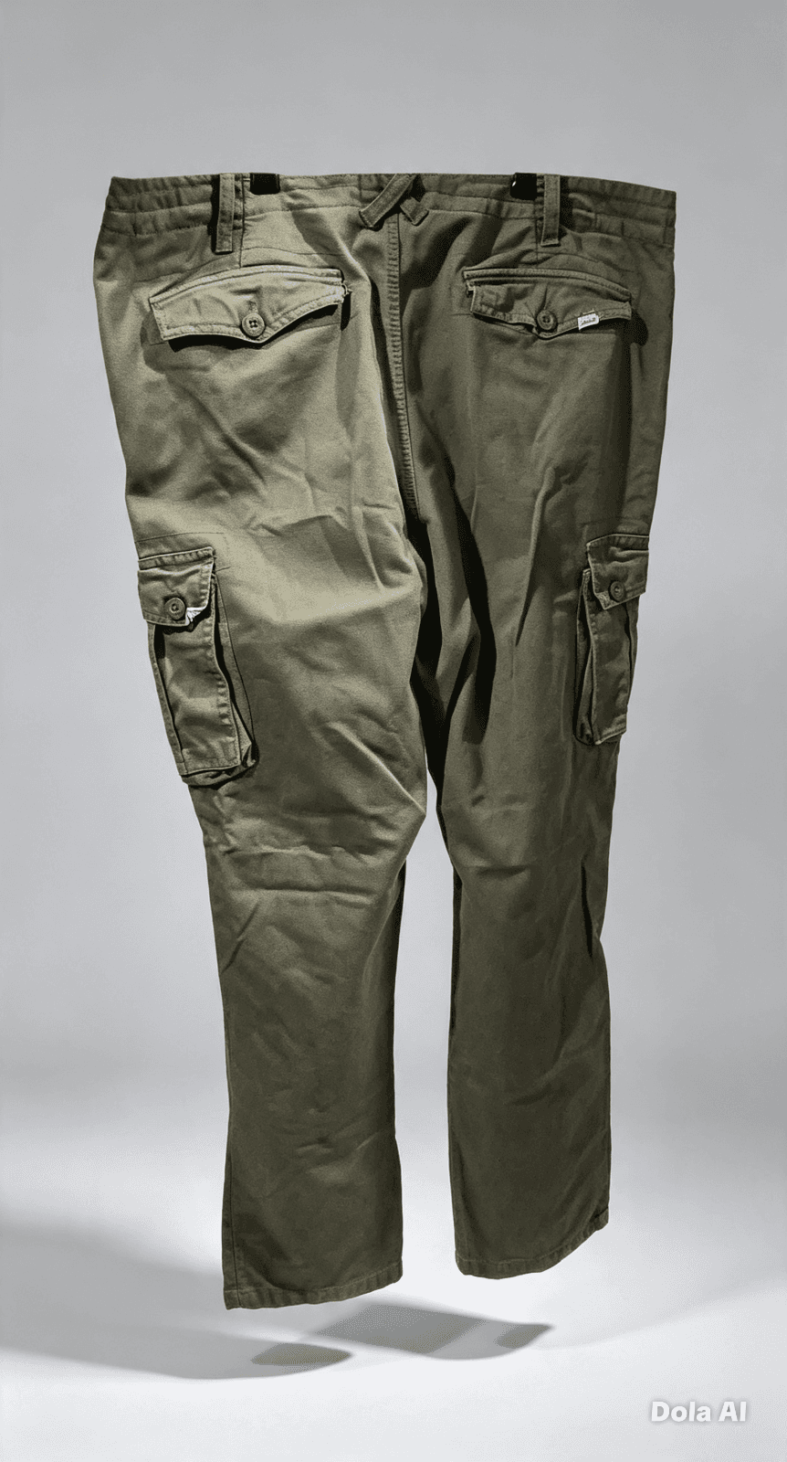 Mens Mambo Khaki Green Cargo Pants - Size 40 — photo 4 of 9
