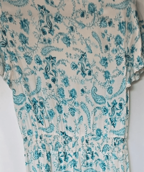 Grace & Co Ladies Boho Maxi Dress - Size 8 - Green/White — photo 7 of 8