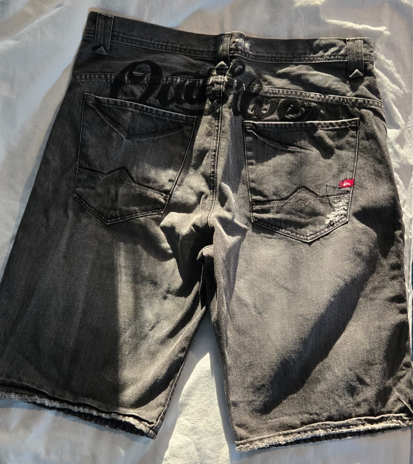 Quiksilver Mens Black Denim Shorts - Size 36 — photo 2 of 10