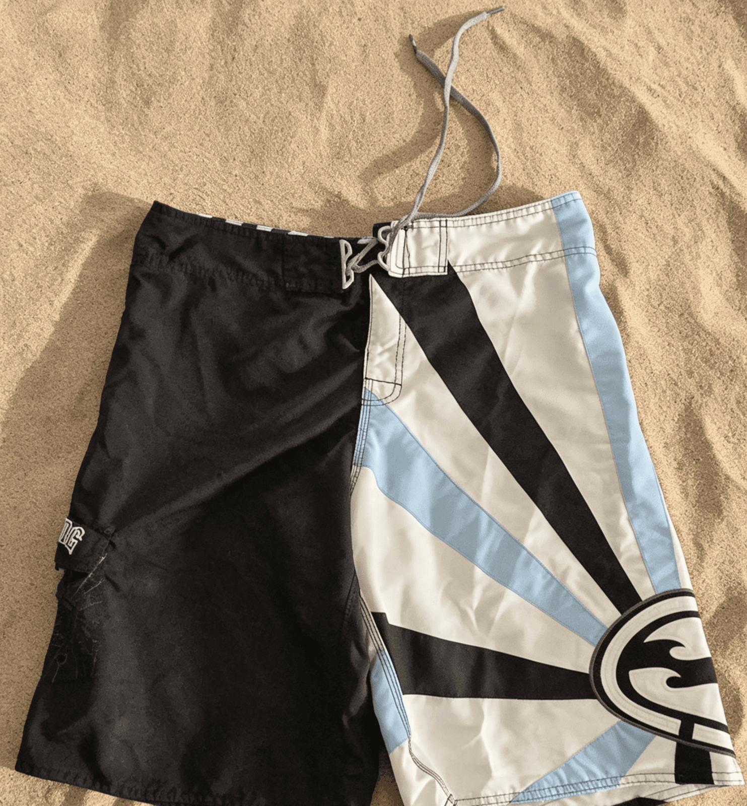 Andy Irons Signature Boardshorts -Billabong - Size 36 - Blue / White — photo 3 of 12