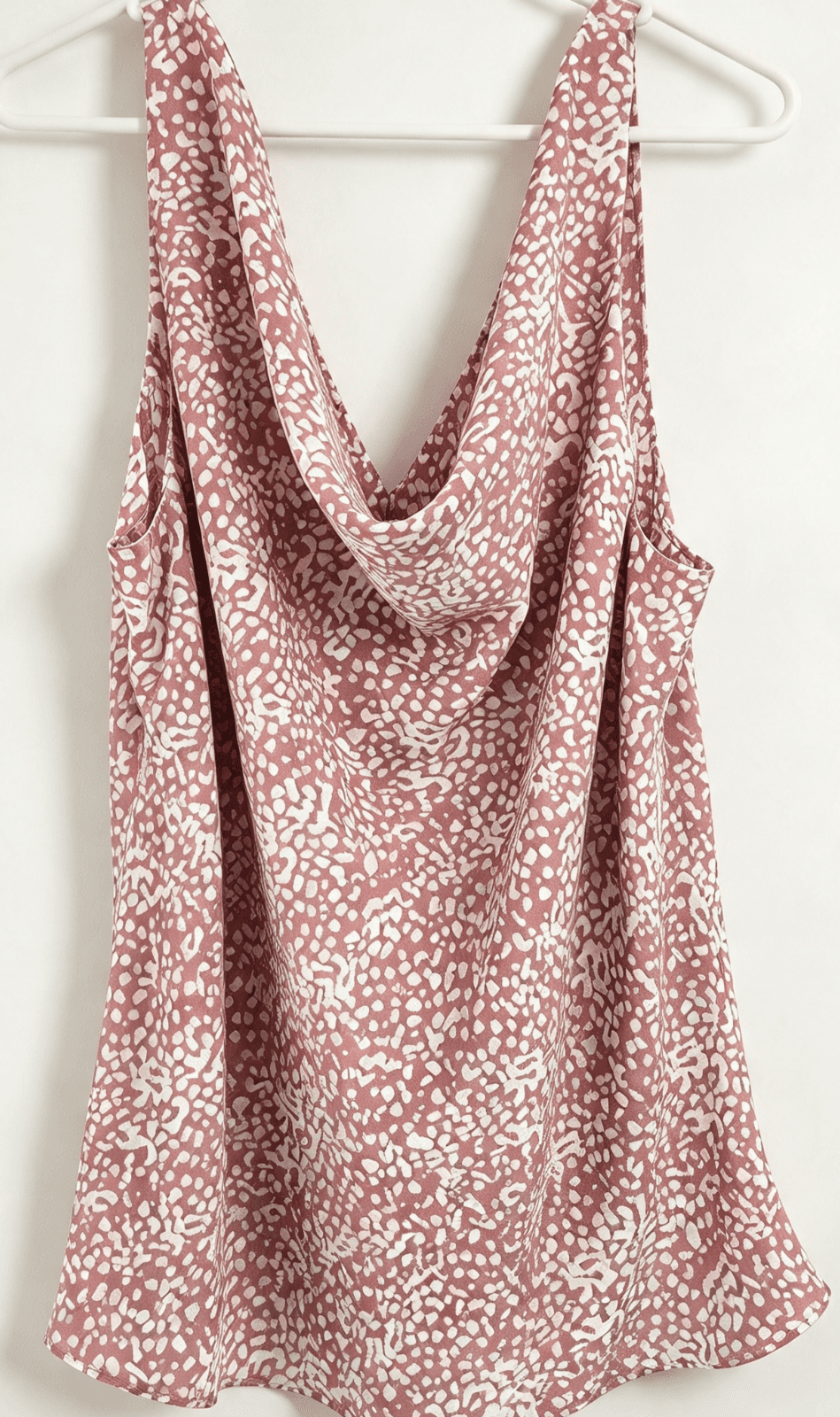 Portmans Drape Front Camisole Top- Pink / White - Size 16 — photo 5 of 6