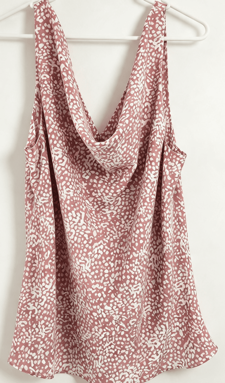 Portmans Drape Front Camisole Top- Pink / White - Size 16 — photo 6 of 6