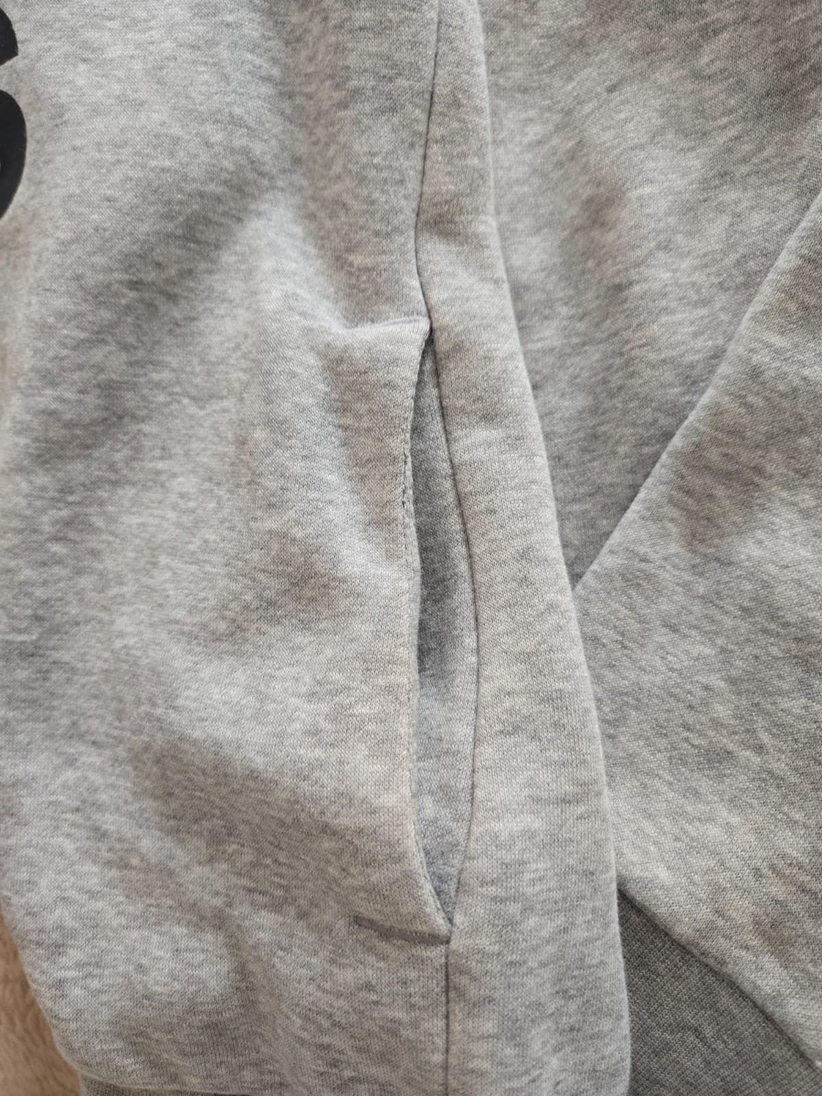 Adidas Essentials Big Logo Pullover Hoodie Grey — photo 7 of 9