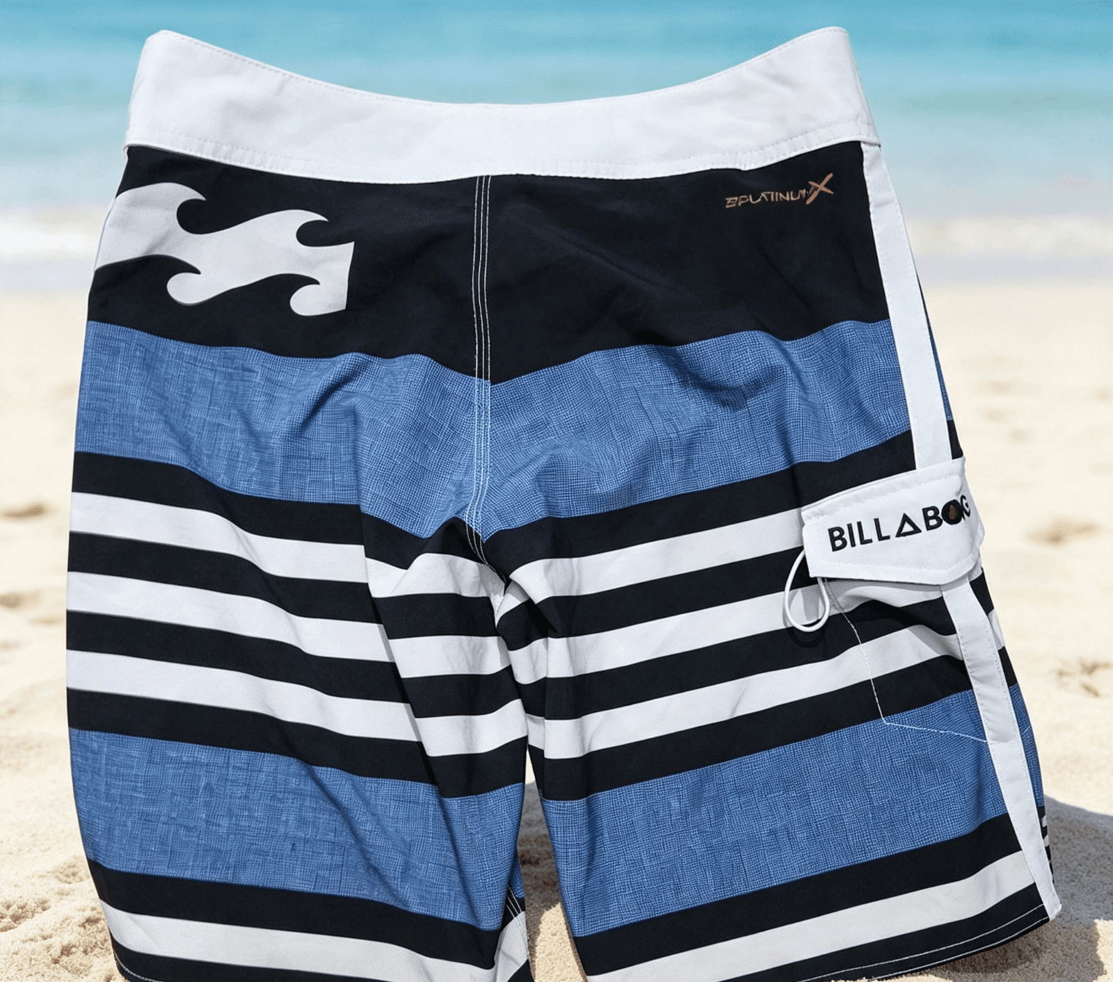 Billabong Platinum X Striped Boardshorts Boys Size 12 — photo 1 of 3