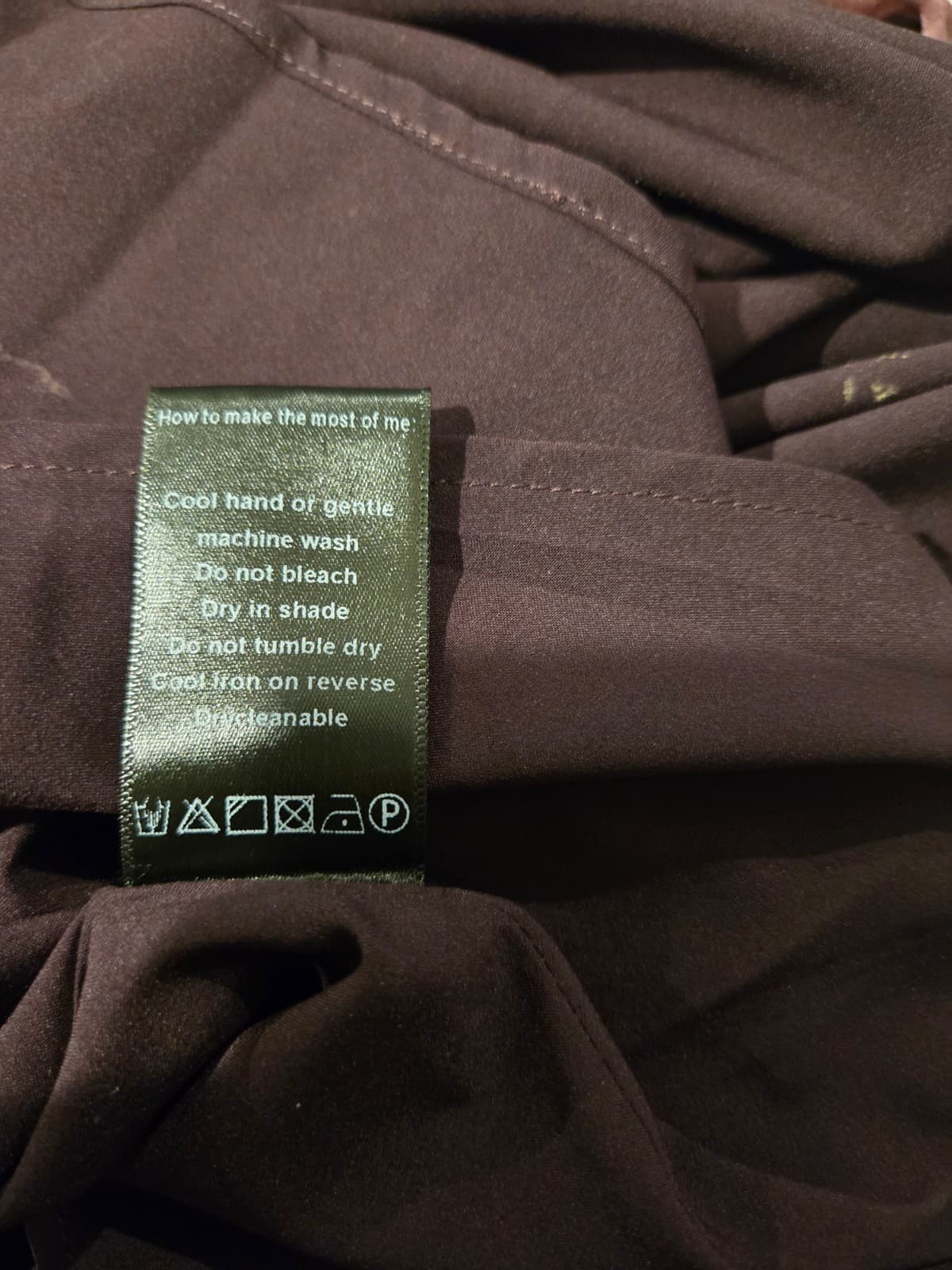 Georgia Zoe Admiration Flutter Sleeve Maxi Dress Burgundy Size 8 — photo 13 of 13
