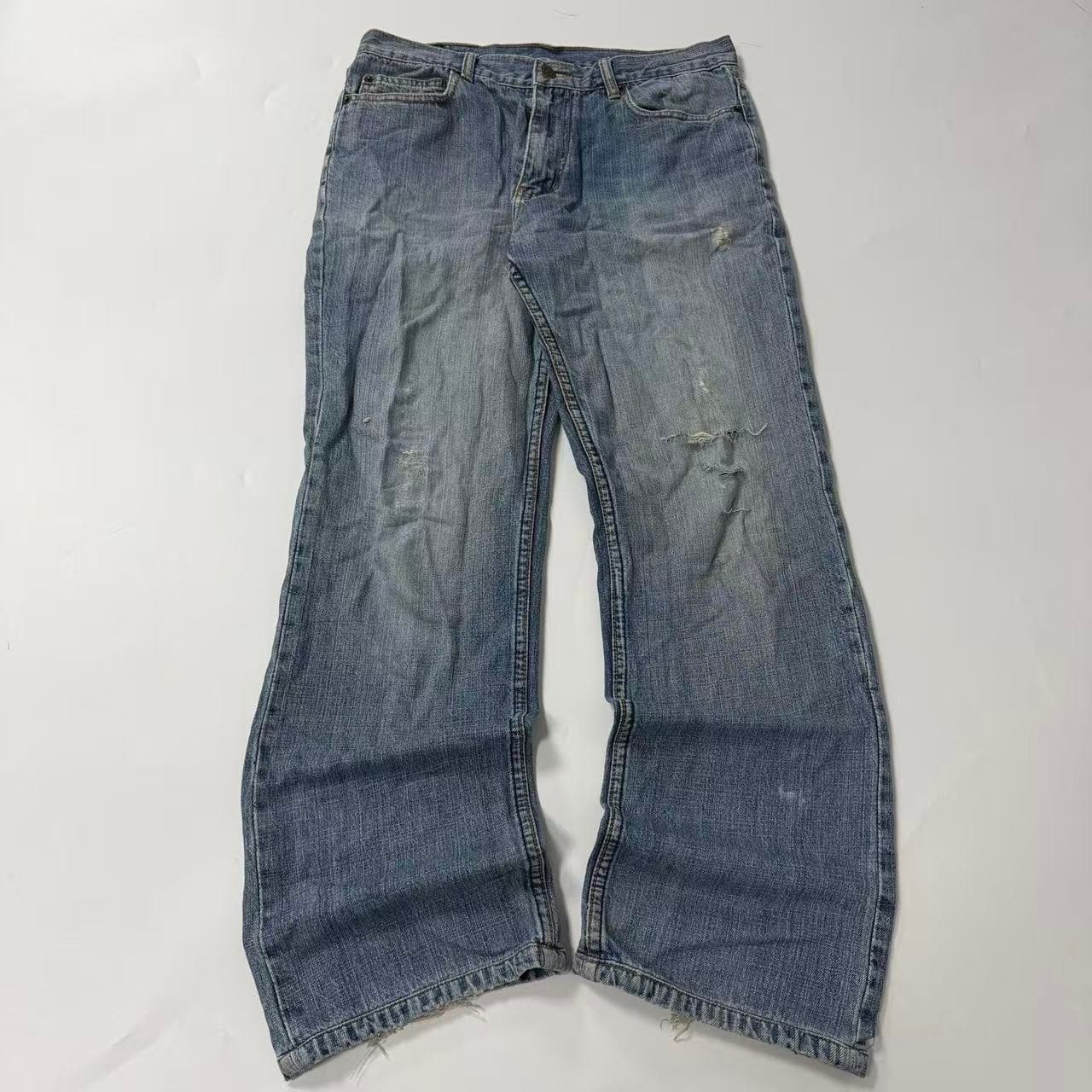 2000s Lee Distressed Blue Denim Jeans — photo 1 of 6