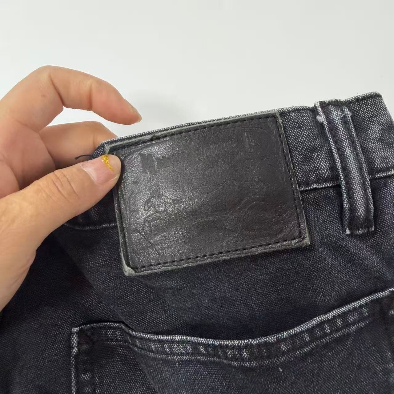 2000s New Standard Black Wide Leg Jeans — photo 2 of 5