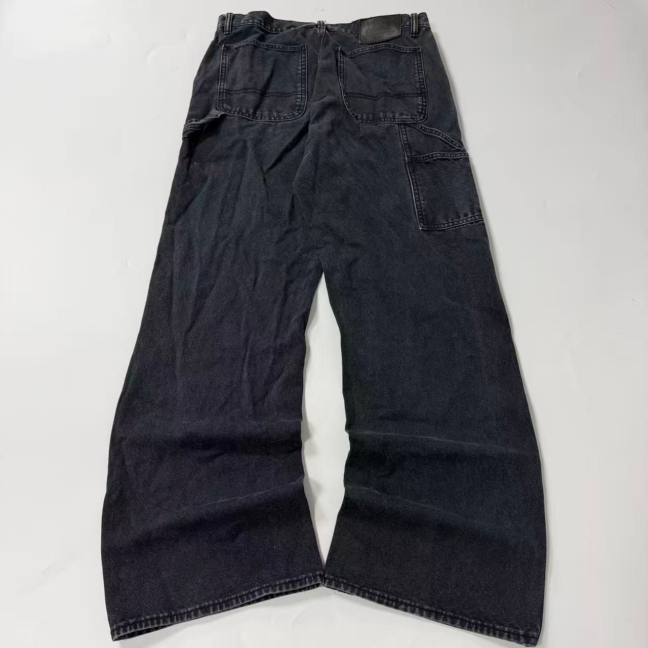 2000s New Standard Black Wide Leg Jeans — photo 4 of 5