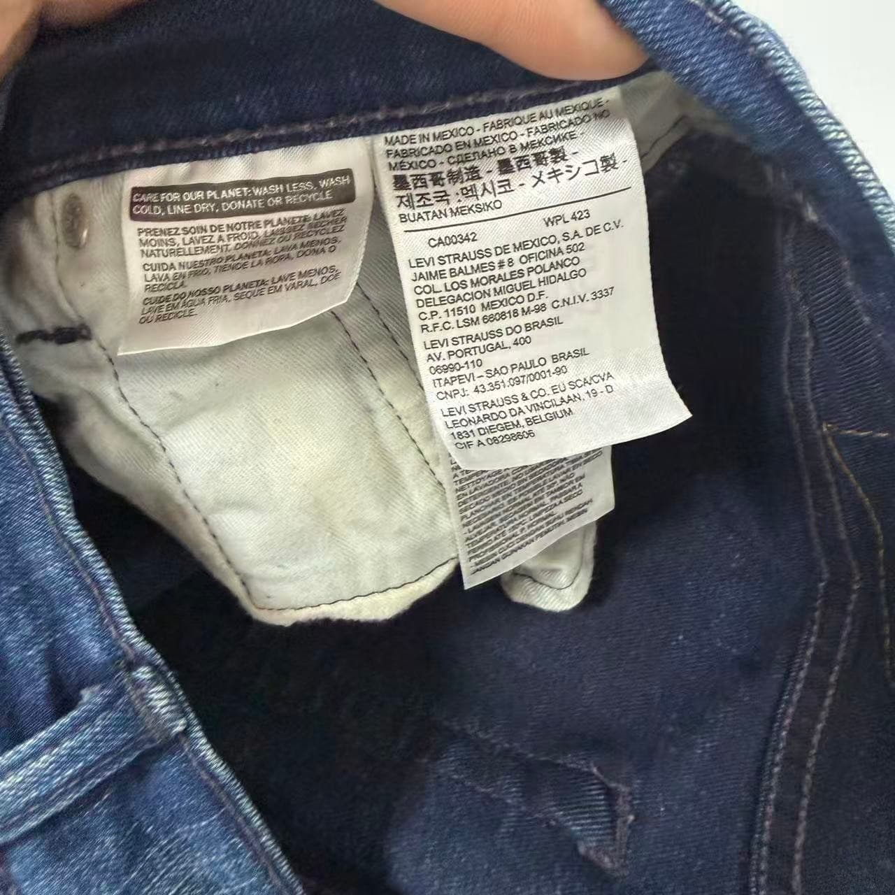 505 Regular Fit Jeans Blue Denim W34 — photo 2 of 11