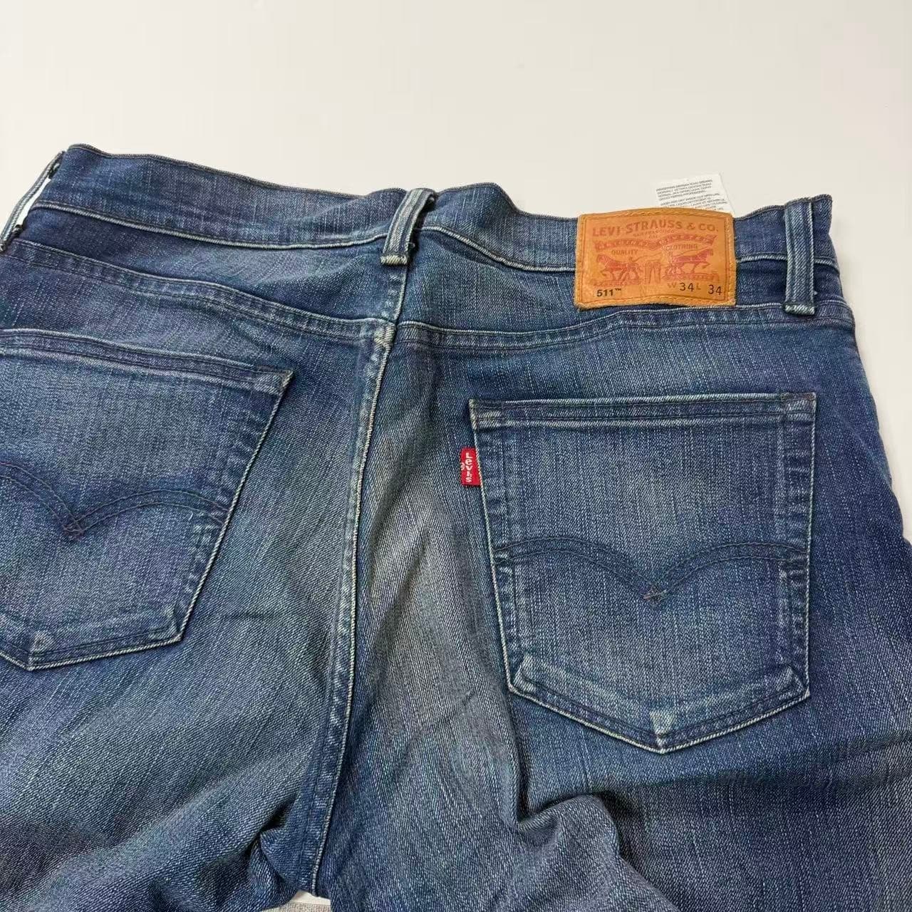 505 Regular Fit Jeans Blue Denim W34 — photo 7 of 11