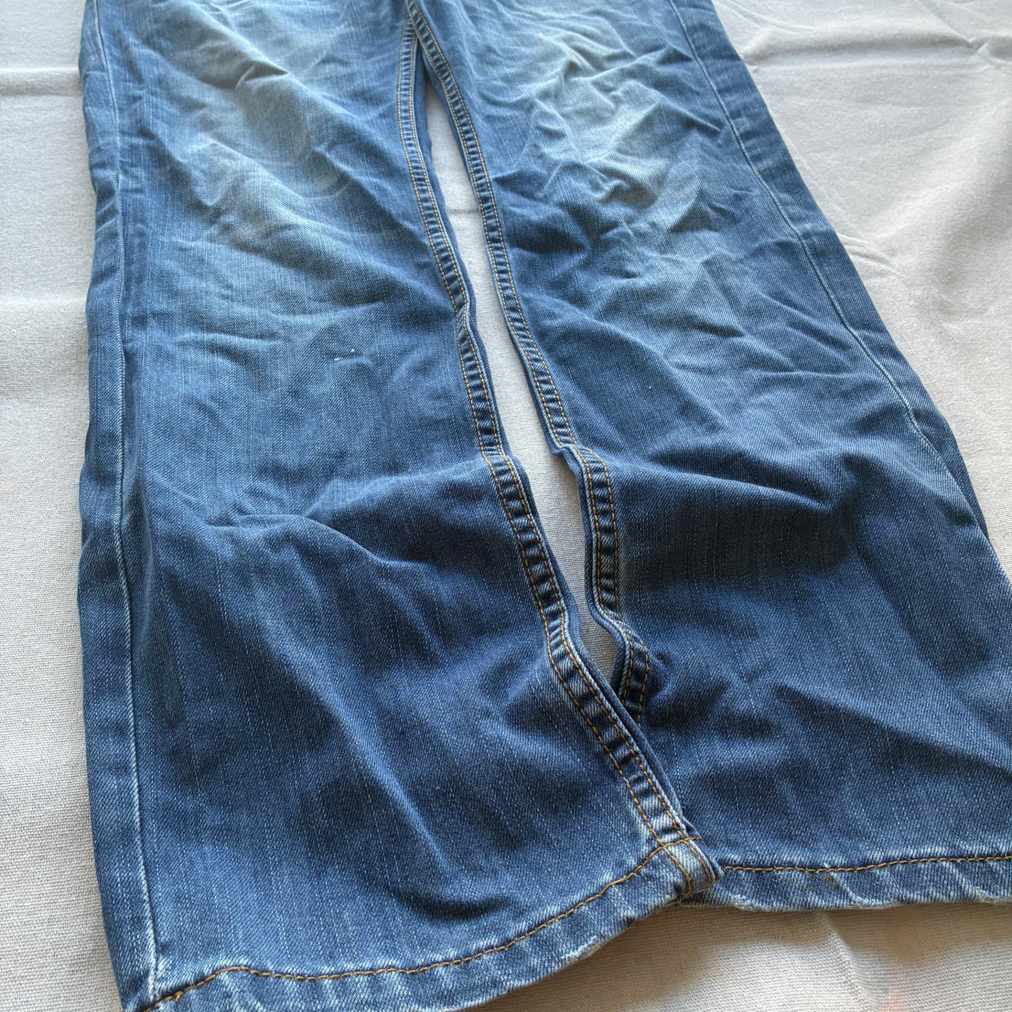 523 Men's Blue Acid Wash Denim Jeans Size 82cm — photo 2 of 6