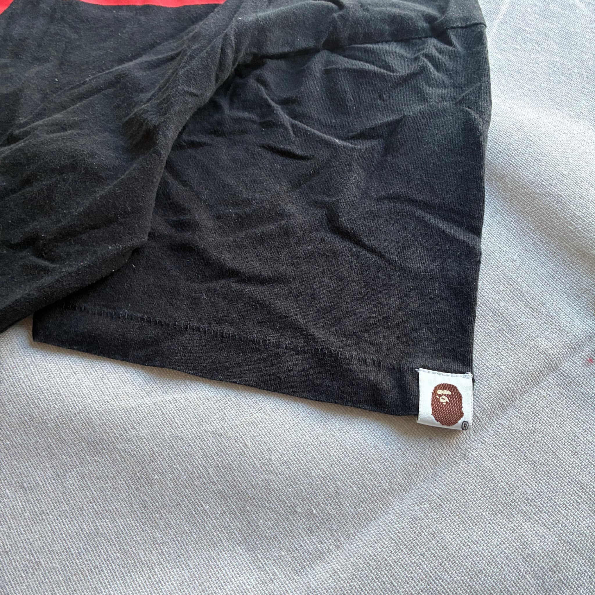 A. BATHING APE BAPE Black Camo Star Graphic T-Shirt Size L — photo 4 of 7